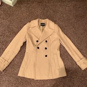 Express Wool Blend Peacoat